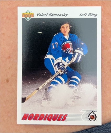 1991-92 Upper Deck #273 Valeri Kamensky — front