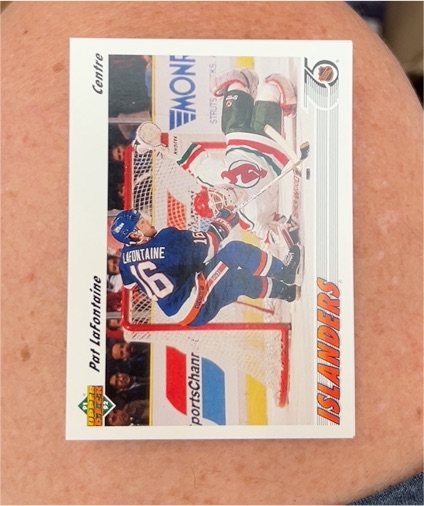 1991-92 Upper Deck #253b Pat LaFontaine — front