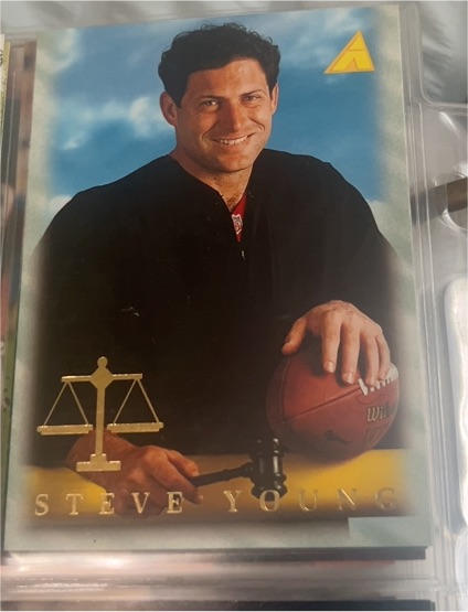 1995 Pinnacle #192 Steve Young — front