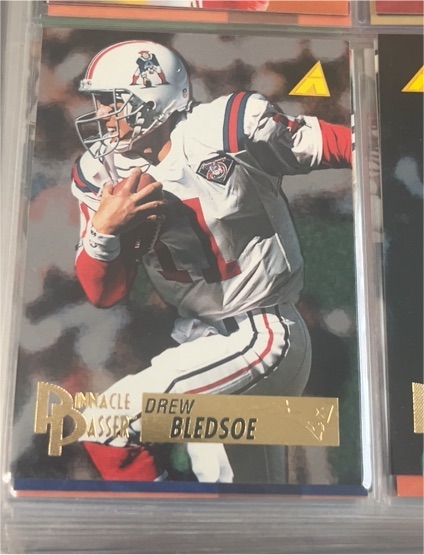 1995 Pinnacle #196 Drew Bledsoe Pinnacle Passer — front
