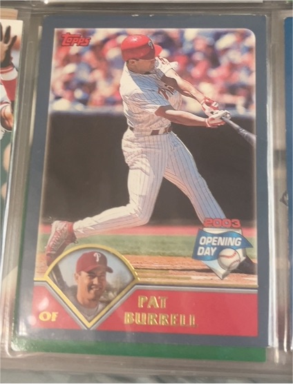 2003 Topps Opening Day #160 Pat Burrell — front