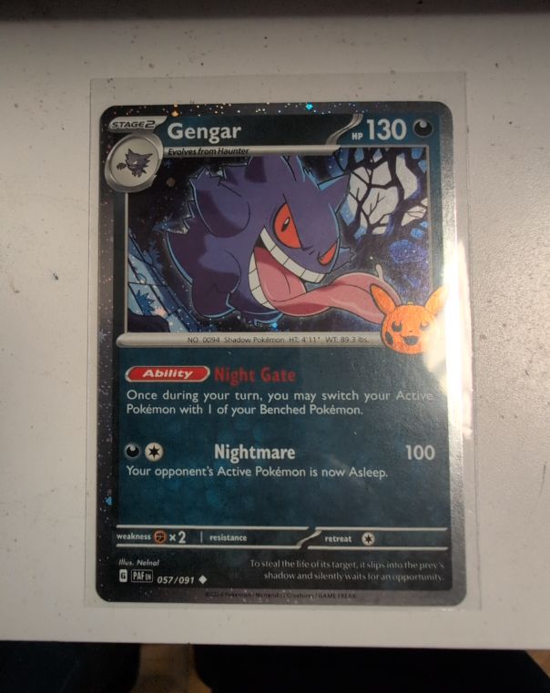 2024 Pokémon Paldean Fates #057 Gengar — front