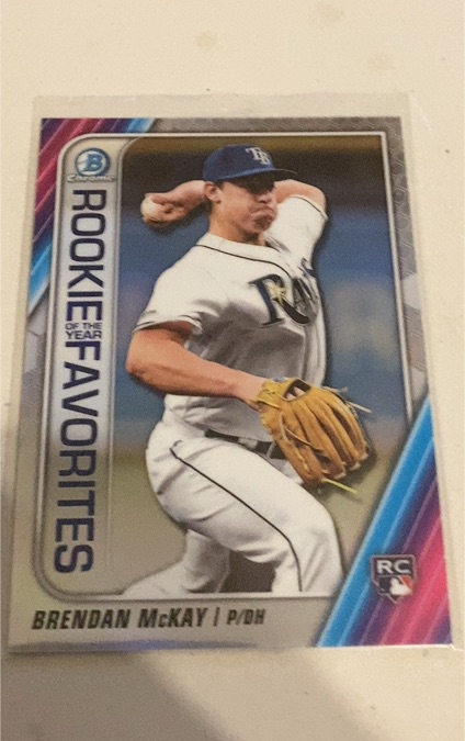 2020 Bowman Rookie of the Year Favorites #ROYF-BM Brendan McKay — front