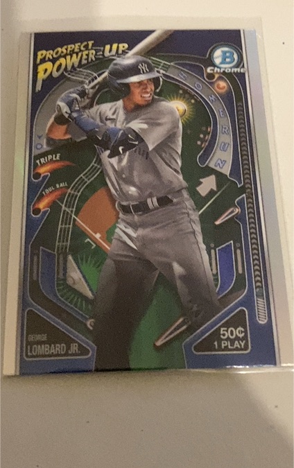 2024 Bowman Chrome Prospect Power-Up #PP-17 George Lombard Jr — front