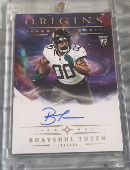 2025 Panini Origins #RA-BTU Bhayshul Tuten — front