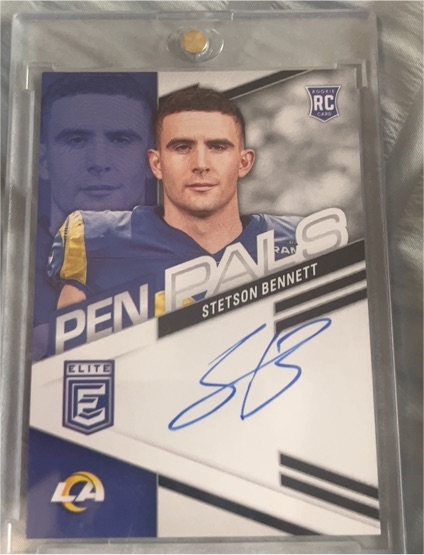2023 Panini Donruss Elite Pen Pals #Pen Pals Stetson Bennett — front