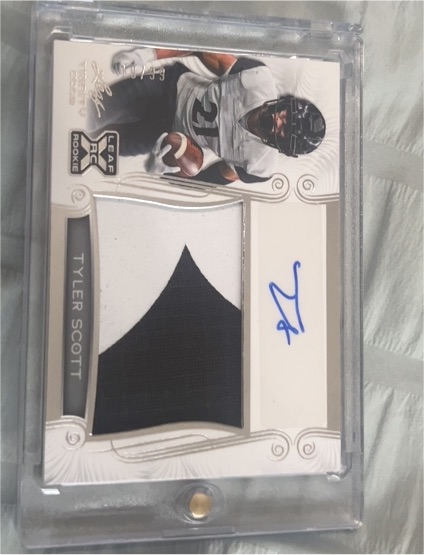 2023 Leaf Trinity #XRC Tyler Scott — front