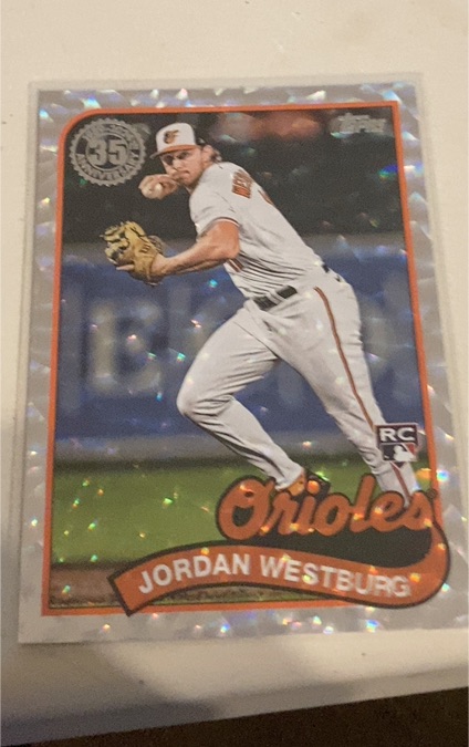 2024 Topps 1989 Topps Baseball 35th Anniversary Foil #89B-38 Jordan Westburg — front