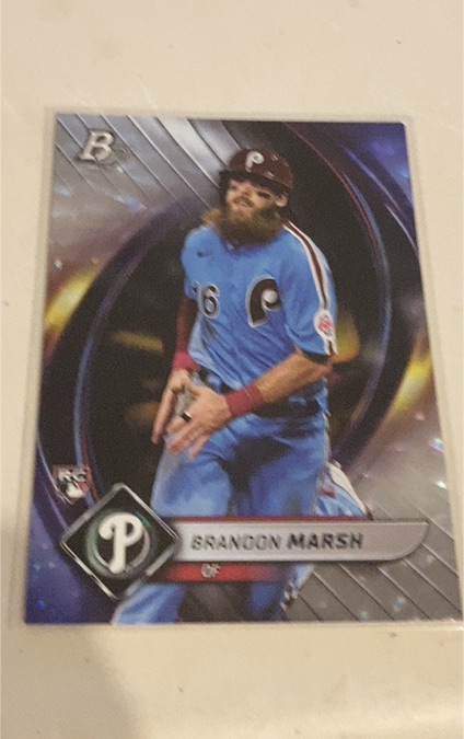 2022 Bowman Platinum #4 Brandon Marsh — front