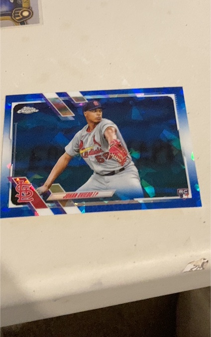 2021 Topps Chrome #535 Johan Oviedo RC — front