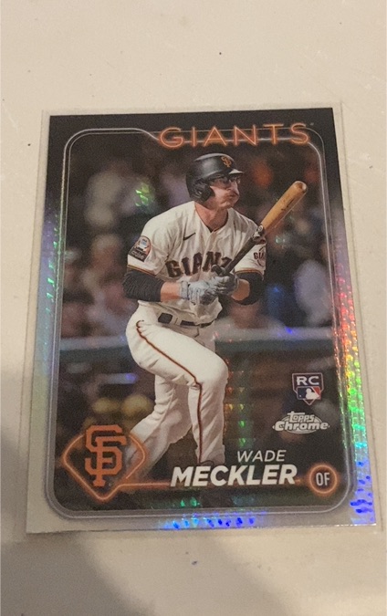 2024 Topps Chrome #22 Wade Meckler — front