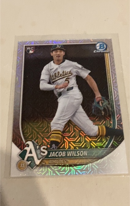 2025 Bowman Chrome #9 Jacob Wilson — front