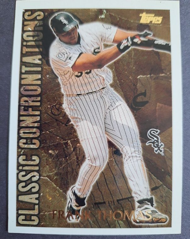 1996 Topps Classic Confrontations #CC5 Frank Thomas — front