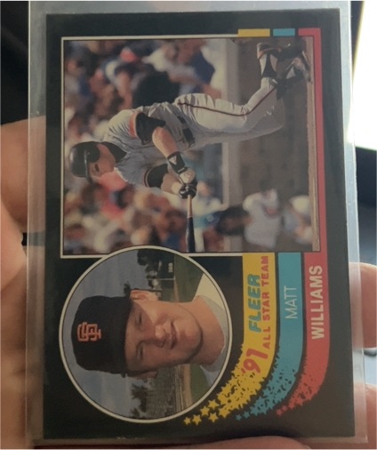 1991 Fleer #3 Matt Williams — front