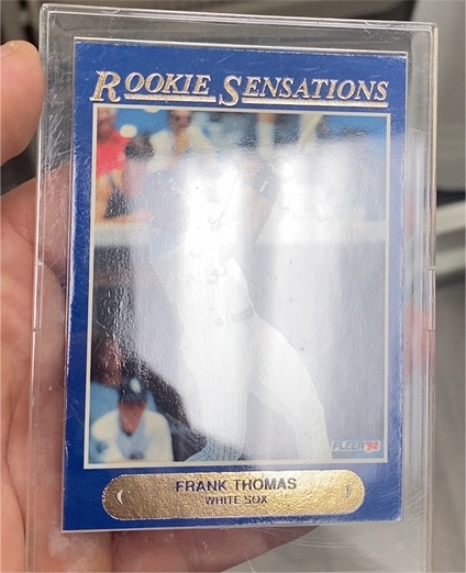 1992 Fleer Rookie Sensations Frank Thomas — front