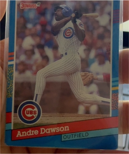 1991 Donruss #129 Andre Dawson — front