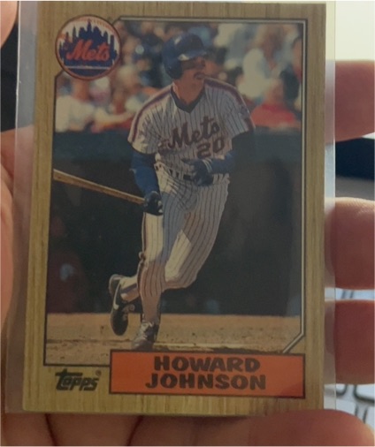 1987 Topps #267 Howard Johnson — front