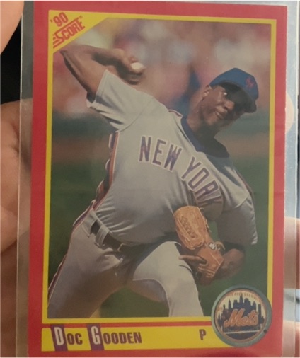 1990 Score #313 Doc Gooden — front