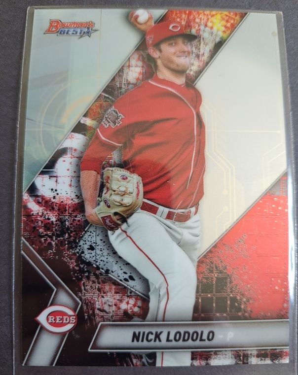 2019 Bowman's Best #TP-17 Nick Lodolo — front