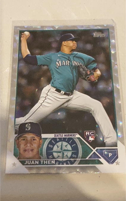 2023 Topps Chrome Update #USC107 Juan Then — front