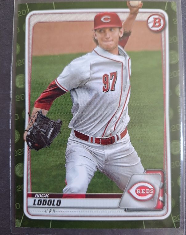 2020 Bowman #BP-39 Nick Lodolo — front
