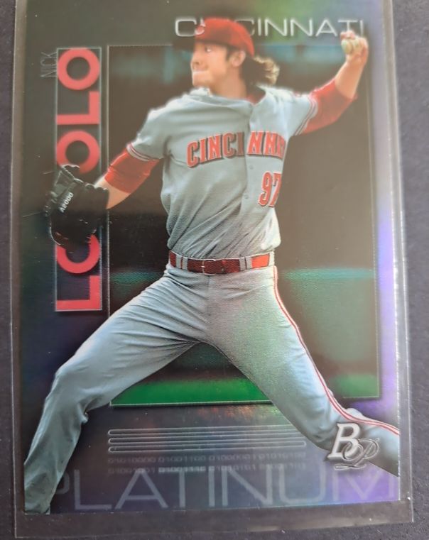 2020 Bowman Platinum #TOP-92 Nick Lodolo — front