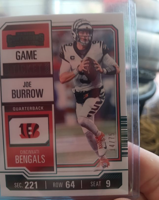 2023 Panini Contenders Season Ticket #22 Joe Burrow — front