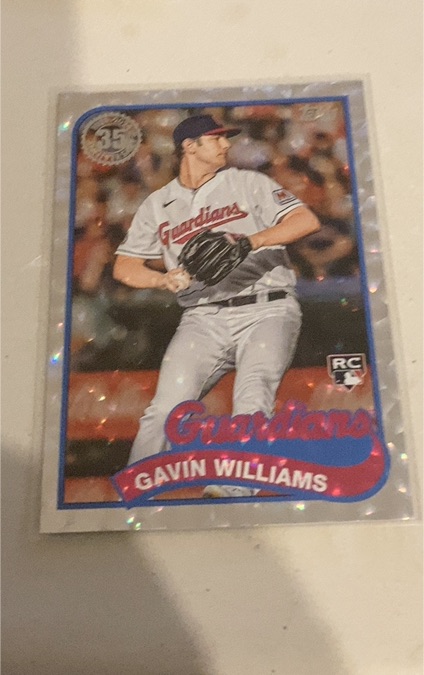 2024 Topps Series 1 1989 Topps #89B-8 Gavin Williams — front