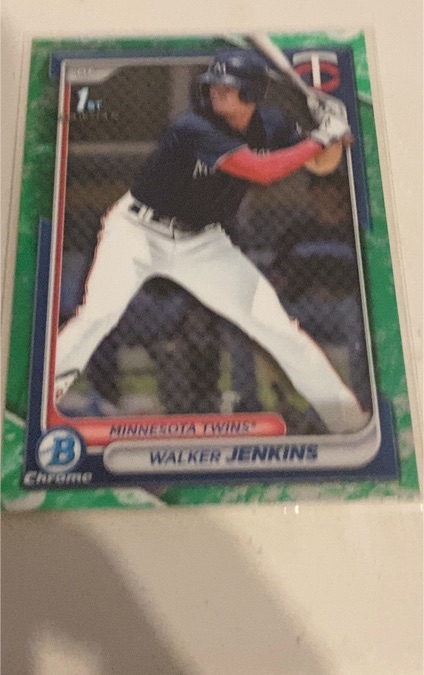 2024 Bowman Chrome Prospects #BCP-43 Walker Jenkins — front