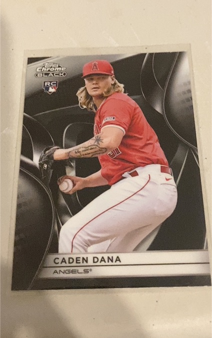 2025 Topps Chrome Black #93 Caden Dana — front