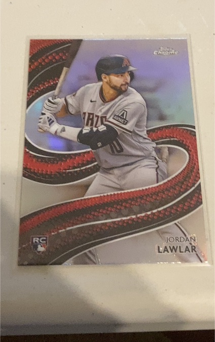 2024 Topps Chrome #S-25 Jordan Lawlar Strokes — front
