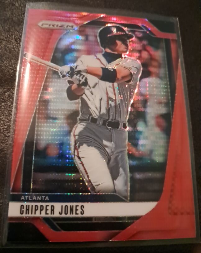 2025 Panini Prizm #220 Chipper Jones — front