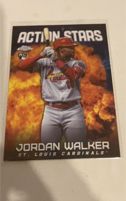 2023 Topps Chrome Update #ASC-12 Jordan Walker Action Stars Rookie — front