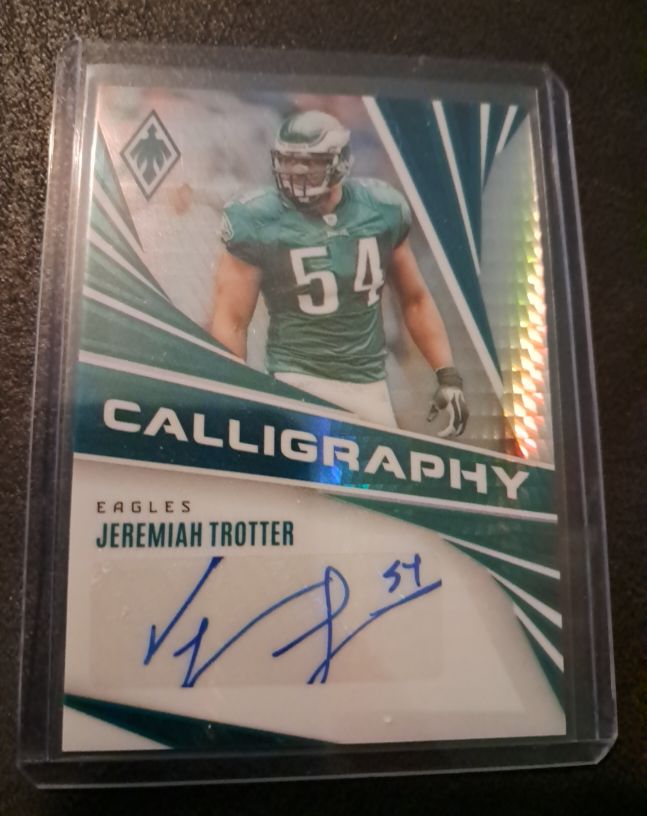 2024 Panini Phoenix #C-JTR Jeremiah Trotter Calligraphy — front