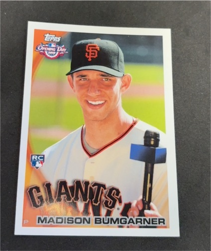 2010 Topps Opening Day #209 Madison Bumgarner — front