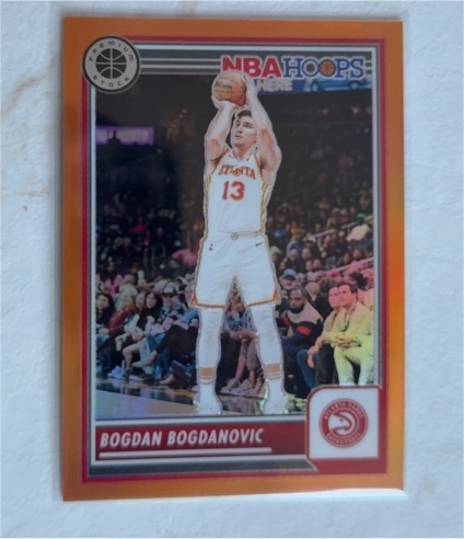 2023-24 Panini NBA Hoops Premium Stock #218 Bogdan Bogdanovic — front