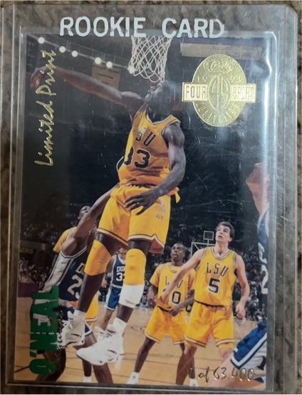 1993 Classic Four Sport #LP6 Shaquille O'Neal — front