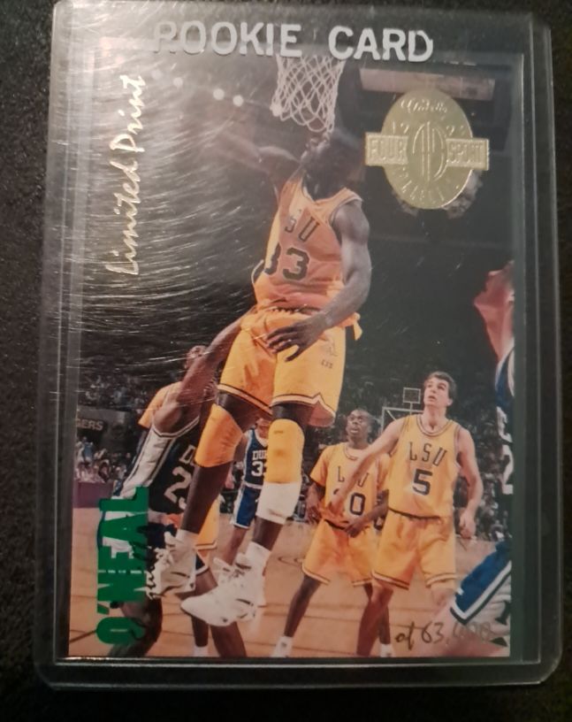 1993 Classic Four Sport #LP6 Shaquille O'Neal — front