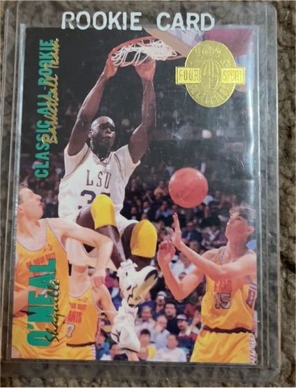 1993 Classic Four Sport #315 Shaquille O'Neal — front