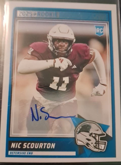 2025 Panini Score #27 Nic Scourton Rookie Card — front