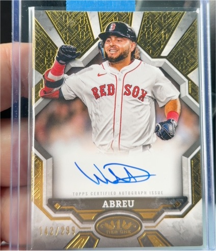 2025 Topps Tier One Break Out Autographs #BOA-WA Wilyer Abreu — front