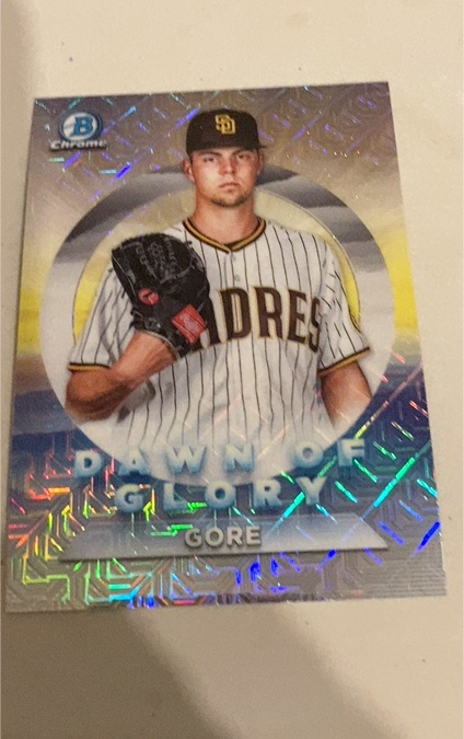 2020 Bowman Chrome Dawn of Glory #DG19 MacKenzie Gore — front