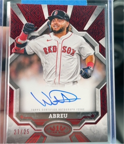 2025 Topps Tier One Break Out Autograph #BOA-WA Wilyer Abreu — front