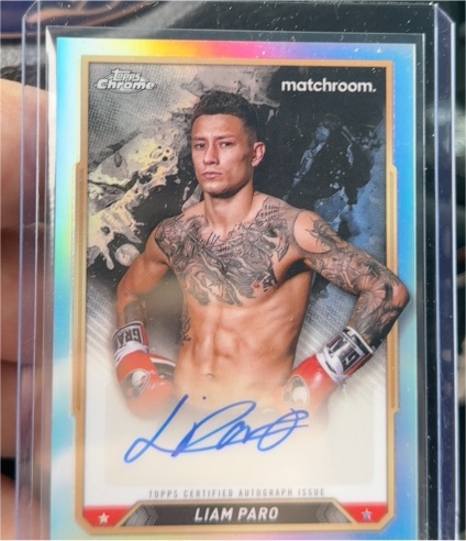 2024 Topps Chrome Boxing Liam Paro — front