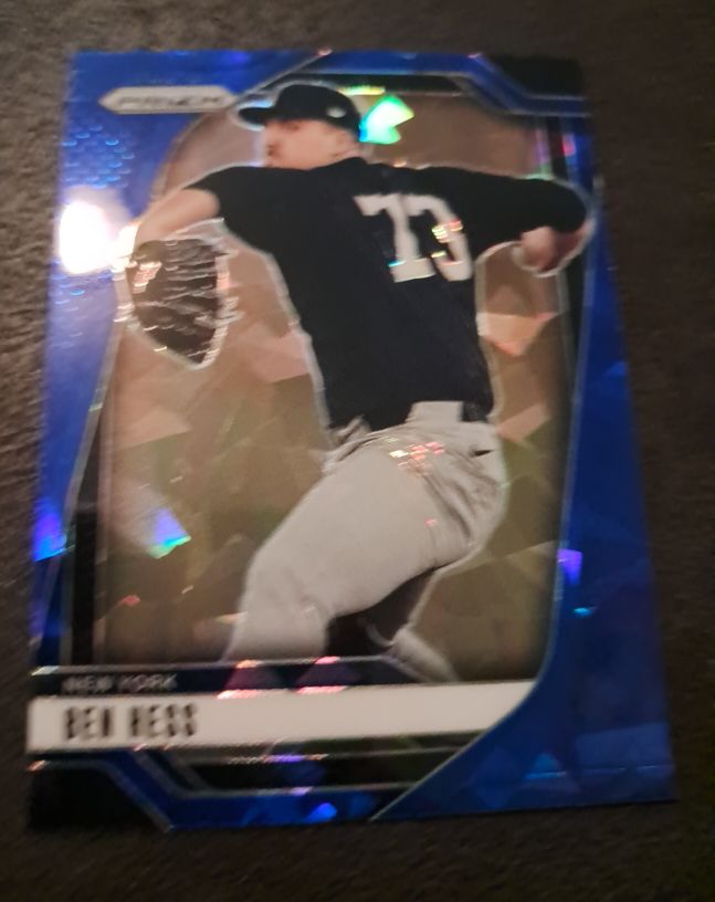 2025 Panini Prizm Blue Ice #Ben Hess — front
