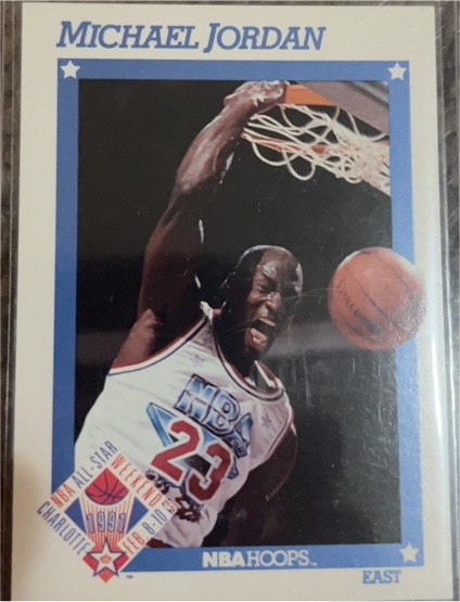 1991-92 Hoops #253 Michael Jordan — front