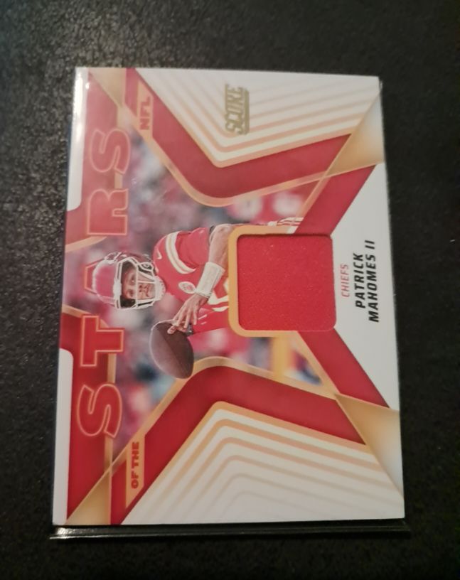 2025 Panini Score Stars of the NFL #SNJ-25 Patrick Mahomes II — front