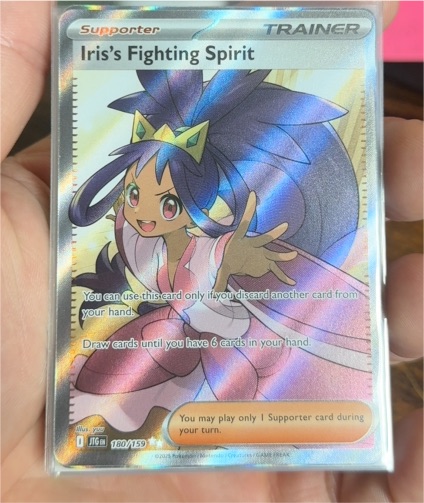 2023 Pokémon SV09: Journey Together #180 Iris's Fighting Spirit — front