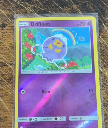 2019 Pokemon Unified Minds #80 Drifloon — front