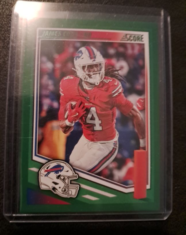 2025 Panini Score #124 James Cook Buffalo Bills — front